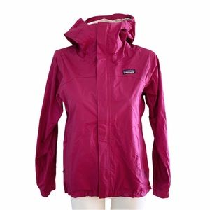 Patagonia Full Zip Rain Jacket Magenta Pink Women’s Small